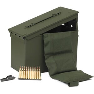Pmc X-tac Rifle Ammo Metal Box 223 55 Gr. Fmj 840 Rd.
