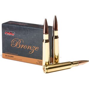 Pmc Bronze Rifle Ammo 50 Cal. Fmjbt 660 Gr. 10 Rd.