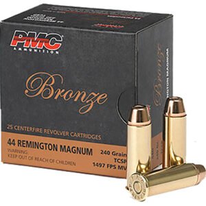 Pmc Bronze Pistol Ammo 44 Rem. Tc-sp 240 Gr. 25 Rd.