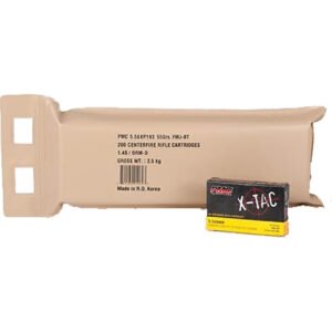 Pmc Bronze Rifle Ammo Battle Pack 5.56mm Fmjbt 55 Gr. 200 Rd.