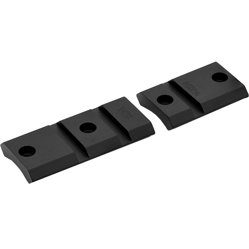 Warne Vapor Aluminum Base Set Matte Black Savage 10-110 And American Centerfire