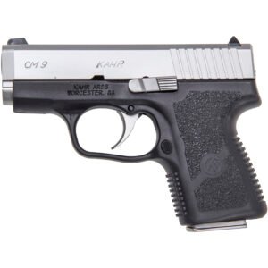 Kahr Cm9 Pistol With Night Sights 9mm 3.1 In. Two Tone Black And Stainless 6 Rd.
