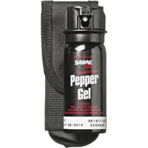Sabre Tactical Pepper Gel With Flip Top And Holster 1.8 Oz