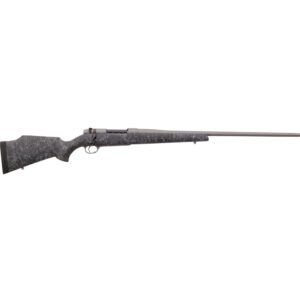 Weatherby Mark V Weathermark Rifle 6.5 Creedmoor 22 In. Grey Webbing Threaded Barrel