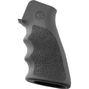 Hogue Ar-15 Rubber Grip Grey W- Finger Grooves