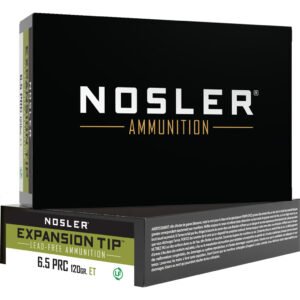 Nosler Expansion Tip Rifle Ammunition 6.5 Prc 120 Gr. Et Sp 20 Rd.