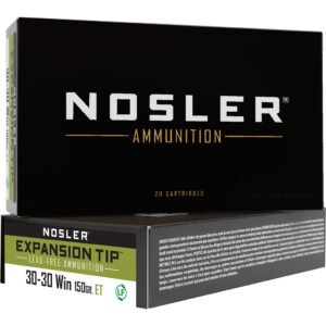 Nosler Expansion Tip Rifle Ammunition 30-30 Win. 150 Gr. Et Sp 20 Rd.