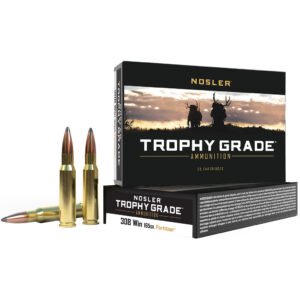 Nosler Trophy Grade Rifle Ammunition 308 Win. 165 Gr. Pt Sp 20 Rd.
