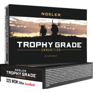 Nosler Trophy Grade Rifle Ammunition 300 Rum 200 Gr. Ab Sp 20 Rd.