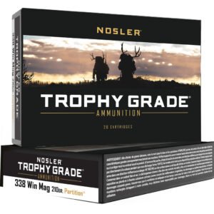 Nosler Trophy Grade Rifle Ammunition 325 Wsm 200 Gr. Ab Sp 20 Rd.