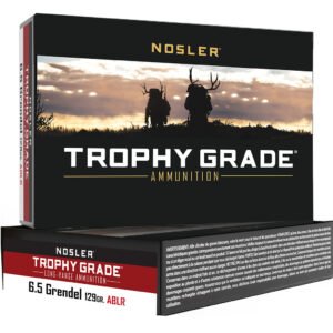 Nosler Trophy Grade Long Range Rifle Ammunition 6.5 Grendel 129 Gr. Ablr Sp 20 Rd.