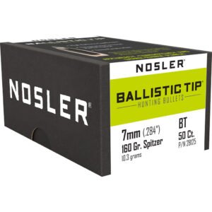 Nosler Ballistic Tip Hunting Bullets 7mm 160 Gr. Spitzer Point 50 Pk.
