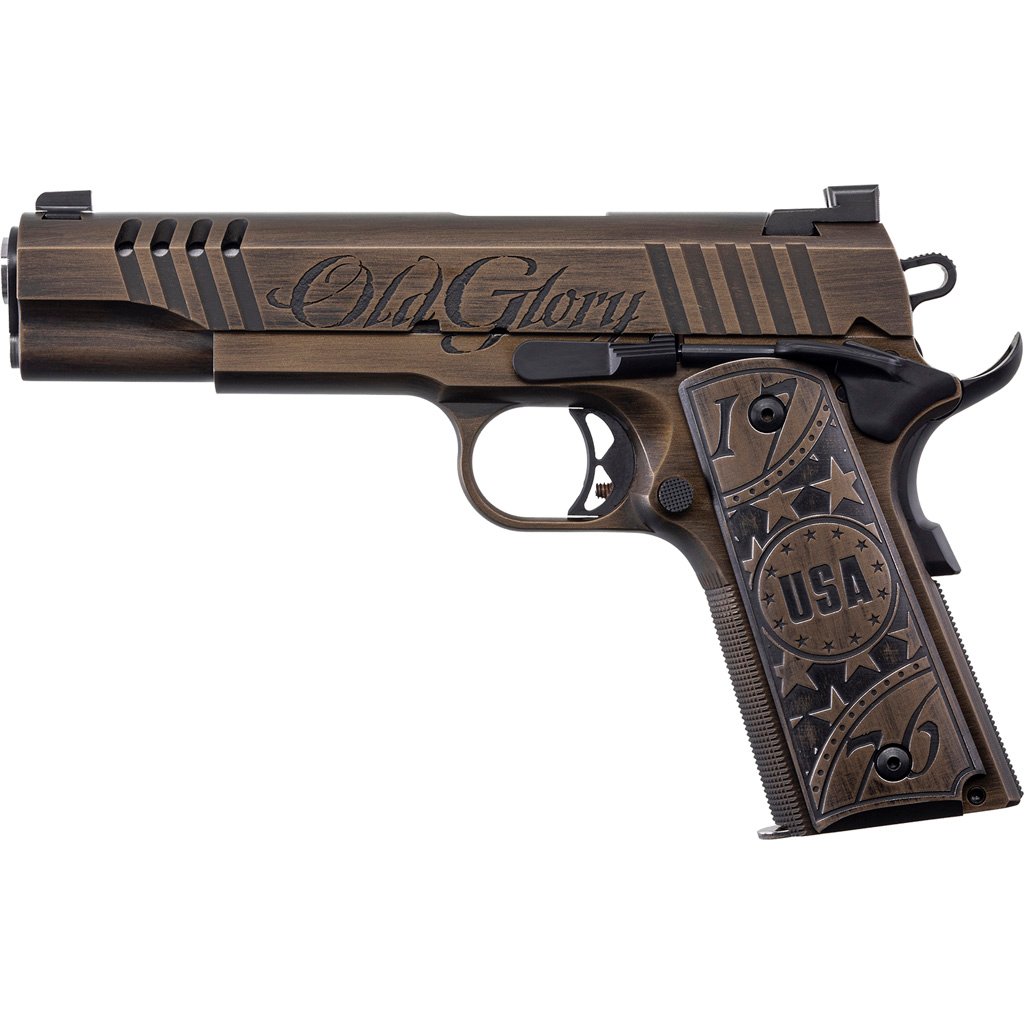 Auto-ordnance Old Glory 1911 Pistol 45 Acp 5 In. Burnt Bronze And Black Cerakote 7 Rd. - Image 2