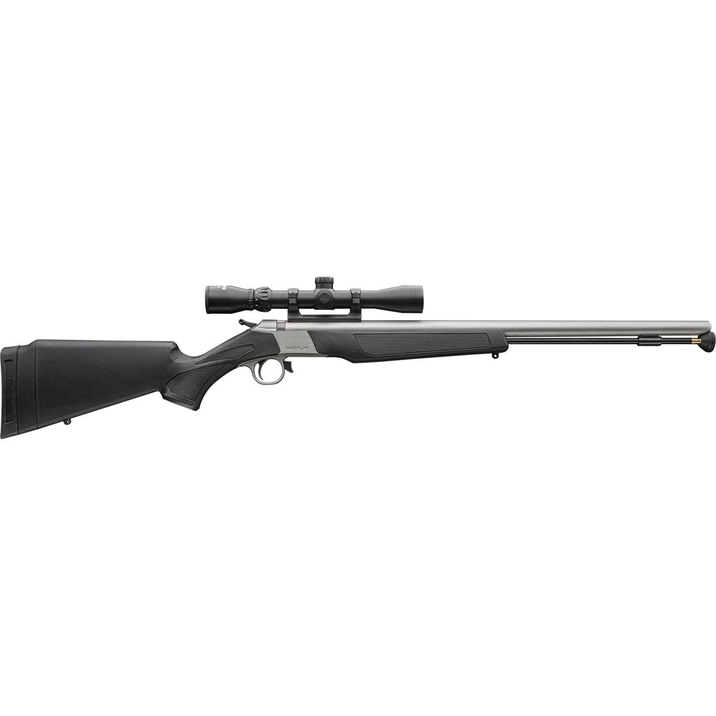 Cva Wolf V2 Muzzleloader Package 50 Cal 24 In. Black-stainless W-accessories Outfit