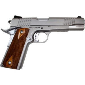 Rock Island Rock Standard Fs 1911 Pistol 45 Acp 5 In. Stainless 8 Rd.