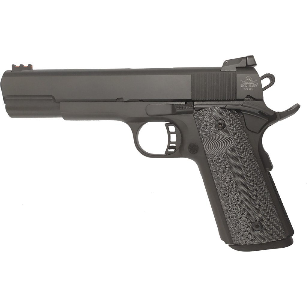 Rock Island Rock Ultra Fs 1911 Pistol Combo 9mm-22tcm 5 In. Black Parkerized 10 Rd.