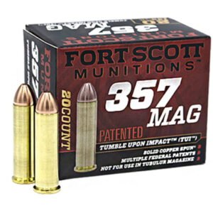 Fort Scott Munitions Pistol Ammo 357 Mag. 125 Gr. Tui 20 Rd.