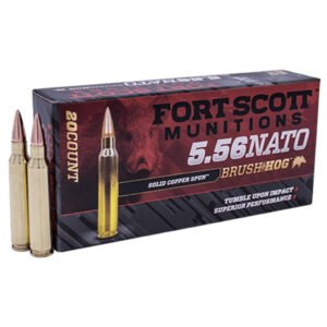 Fort Scott Munitions Rifle Ammo 5.56 Nato 62 Gr. Tui Copper 20 Rd.