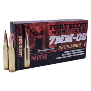 Fort Scott Munitions Rifle Ammo 7mm-08 120 Gr. Tui  20 Rd.
