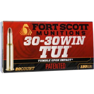 Fort Scott Munitions Rifle Ammo 30-30 Win. 130 Gr. Tui 20 Rd.