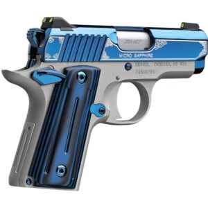 Kimber Micro Sapphire Pistol 380 Acp 2.75 In. Bright Blue 7 Rd.
