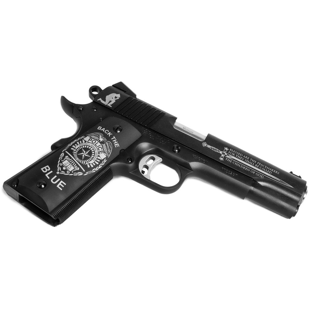 Fusion 1911 Reaction Police Edition Pistol 9mm 5 In. Black 10 Rd.