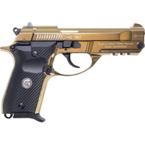 Eaa Girsan Mc14t Solution Tipup Pistol 380 Acp 3.8 In. Gold With Black Trim 13 Rd.