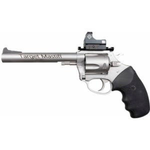 Charter Arms Target Mastiff Revolver 357 Mag. 6 In Stainless 5 Shot W- Optic