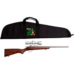 Keystone Crickett Package Rifle 22 Lr 16 In. Walnut S-s With Scope Rh