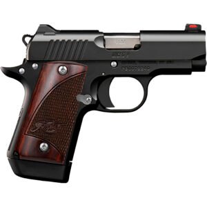 Kimber Mirco 9 Rtc Pistol 9mm 3.1 In. Black W- Wood Grips 7 Rd.