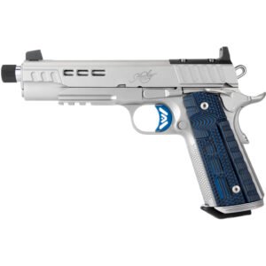 Kimber Rapide Ice Pistol 9mm 5 In. Silver And Blue 9 Rd.