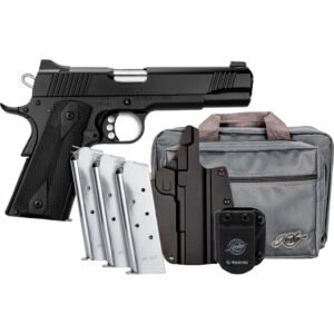 Kimber Custom Lw Tfs Pistol Bundle 45 Acp 5 In. Black 8 Rd. W- Holster 3 Mags