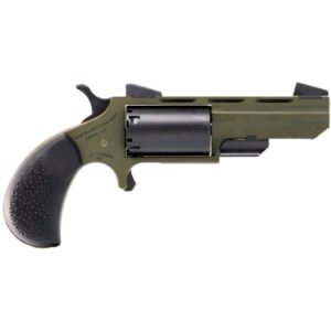 Naa Green Huntsman Revolver 22 Lr 2 In. Od Green Black Grip 5 Rd.