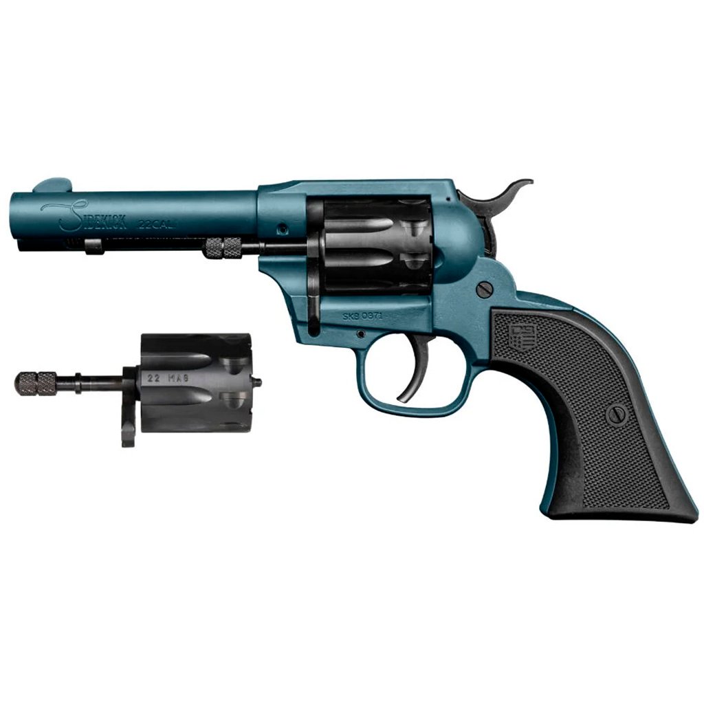 Diamondback Db Sidekick Revolver 22 Lr-mag 4.5 In. Jesse James Blue 9 Rd.