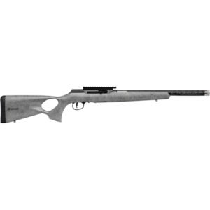 Savage A22 Timberlite Thumbhole Rifle 22 Lr 18 In. Grey Stock-black Webbing 10 Rd.