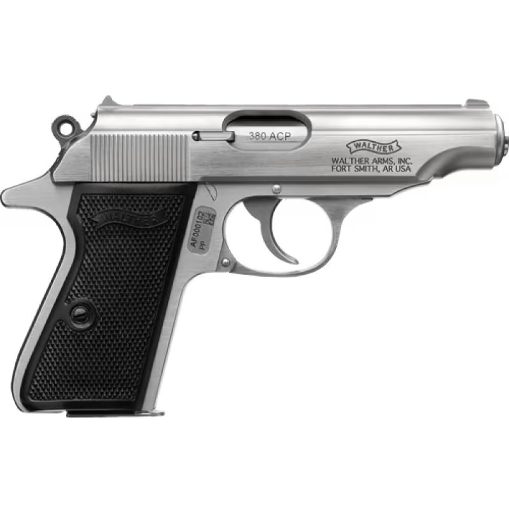 Walther Pp Stainless Pistol 380 Acp 3.9 In. Stainless 7 Rd.