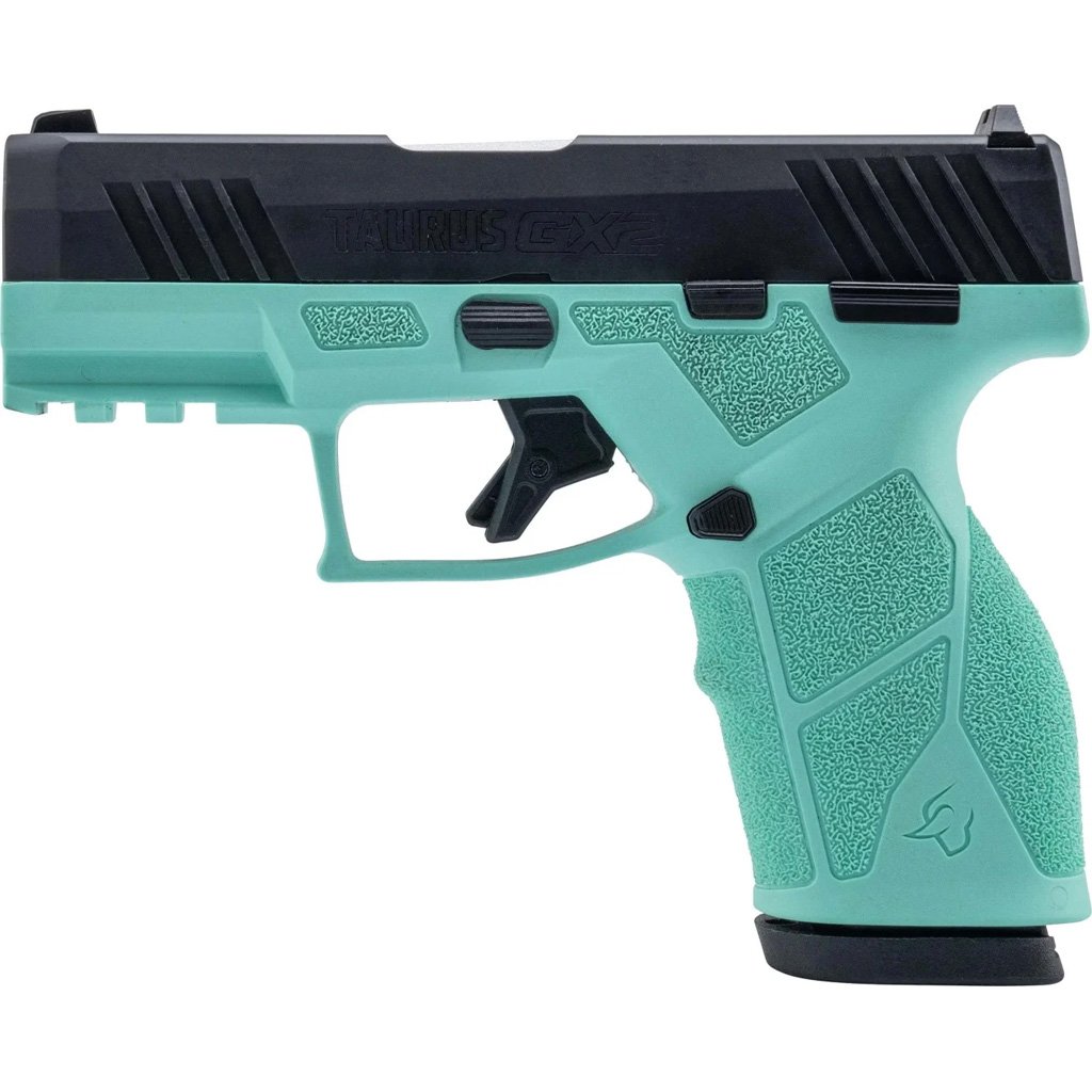 Taurus Gx2 Pistol 9mm 3.38 In. Cyan Frame-black Slide 10 Rd. - Image 3