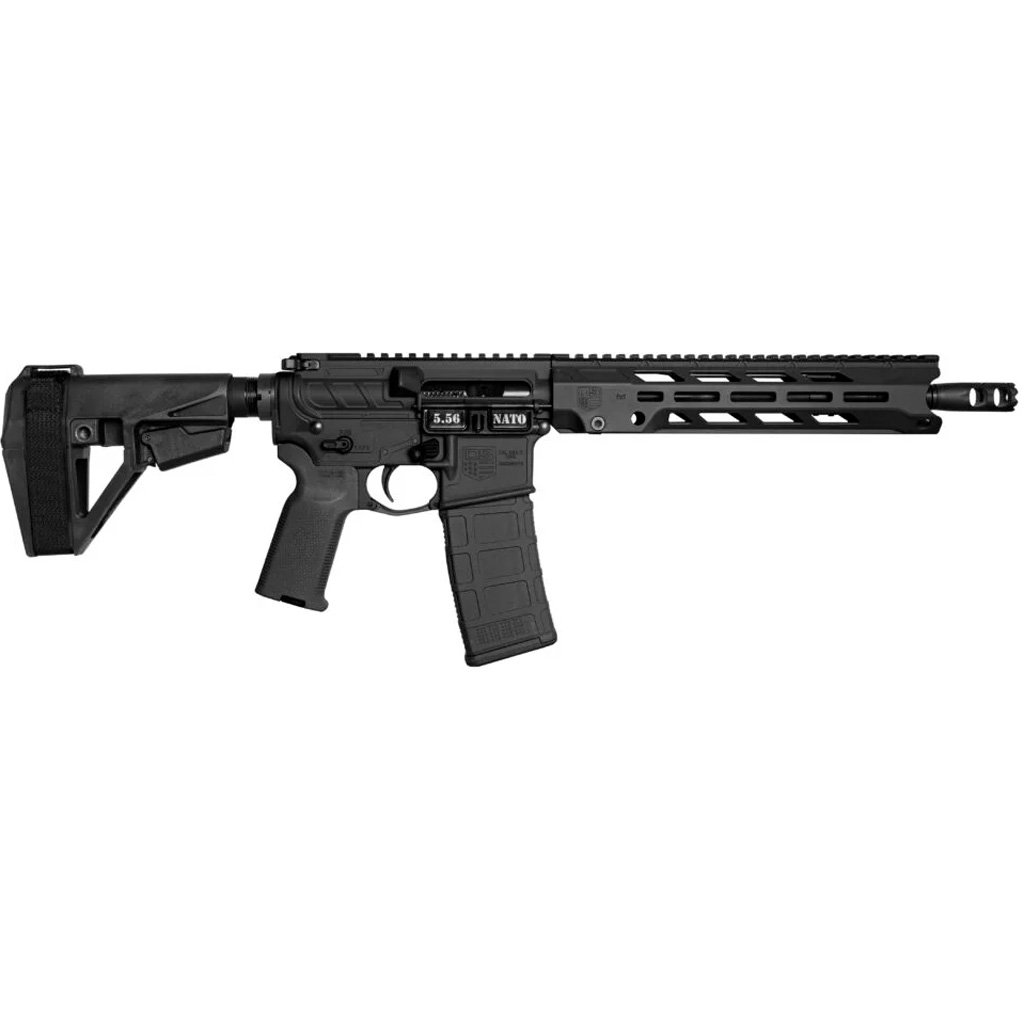 Diamondback Obsidian Db15 Pistol 5.56 Nato 11.5 In Black M-lok Sba5 Brace 30 Rd