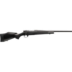 Weatherby Vanguard Synthetic Compact Rifle 22-250 Rem 20 In Black Threaded Rh