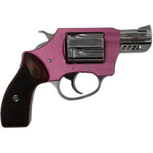 Charter Arms Coyote Revolver 380 Acp 2 In Ported Pink - Polished Steel 5 Rd.
