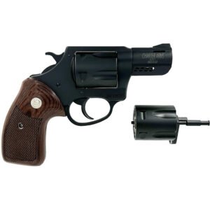 Charter Arms Double Dog Revolver 357 Mag - 9mm 2.2 In Black - Walnut 5 Rd.