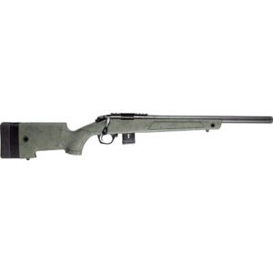 Bergara Bmr-x Competition Rifle 22 Wmr Black-green 18 In. Carbon Fiber Barrel
