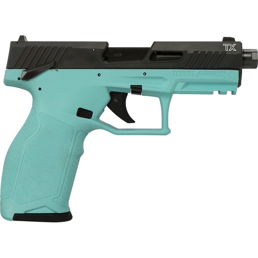 Taurus 2tx 22 Pistol 22 Lr. 4.6 In. Cyan-black 16 Rd. & 22 Rd.