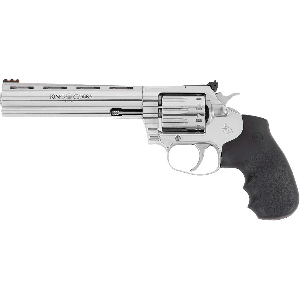 Colt King Cobra Target Revolver 22 Lr 6 In. Matte Stainless 10 Rd.