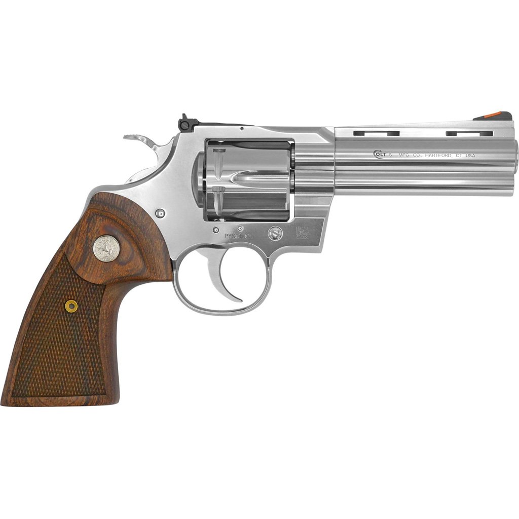 Colt Python Revolver 357 Mag 4.25 In. Stainless 6 Rd.