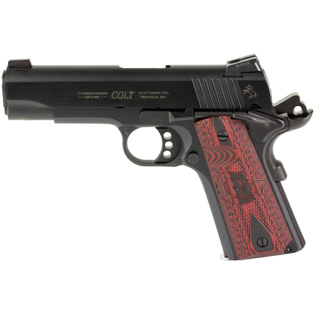 Colt 1911 Combat Commander Pistol 38 Super 4.25 In. Blued 9 Rd. - Image 2