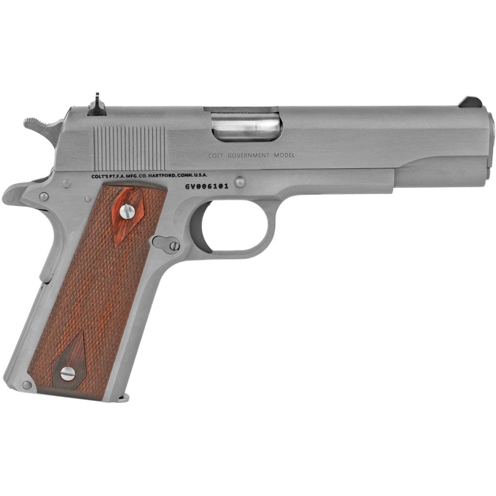 Colt 1911 Pistol 38 Super 5 In. Stainless 9 Rd.