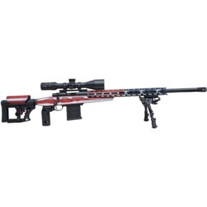 Howa M1500 Mini Apc Rifle 6mm Arc 20 In. Heavy Barrel Flag Package W-scope