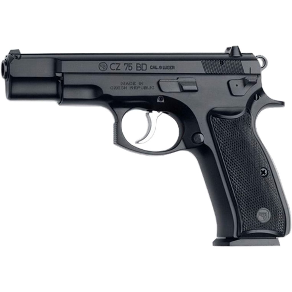 Cz 75 Bd Pistol 9mm 4.6 In. Black 10+1 Rd. Ca