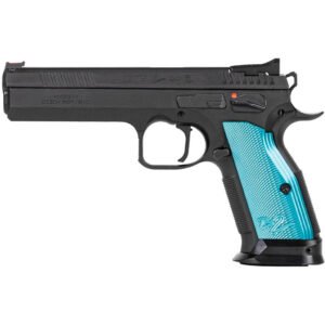 Cz Ts 2 Pistol 9mm 5.28 In. Black-blue Grips 10+1 Rd.
